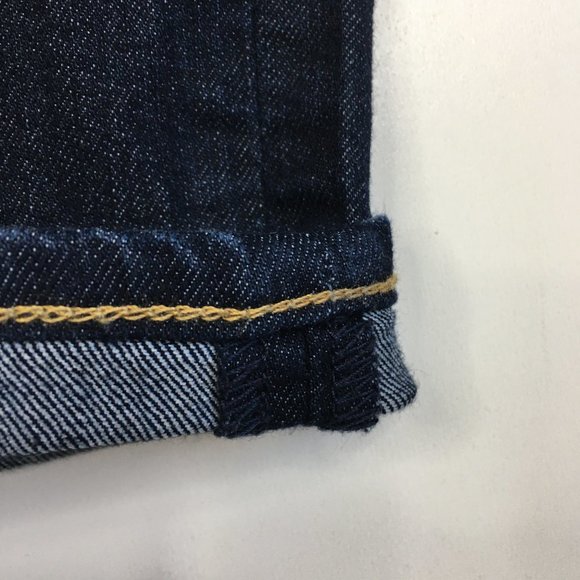 PAIGE Carson Dark Wash Skyline Ankle Peg Maternity Pull On Skinny Jeans - Picture 16 of 16